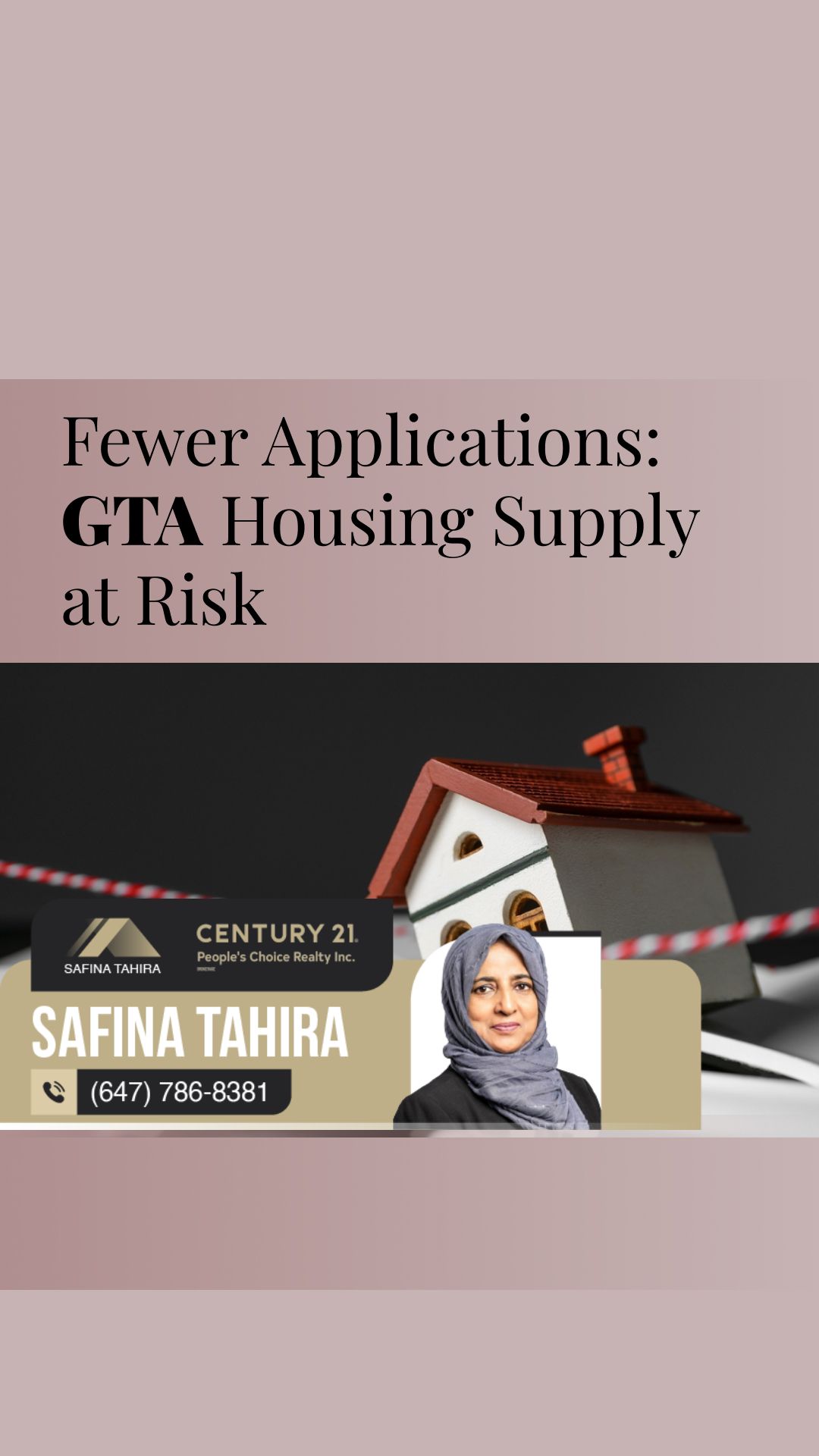 Fewer Applications: GTA Housing Supply at Risk