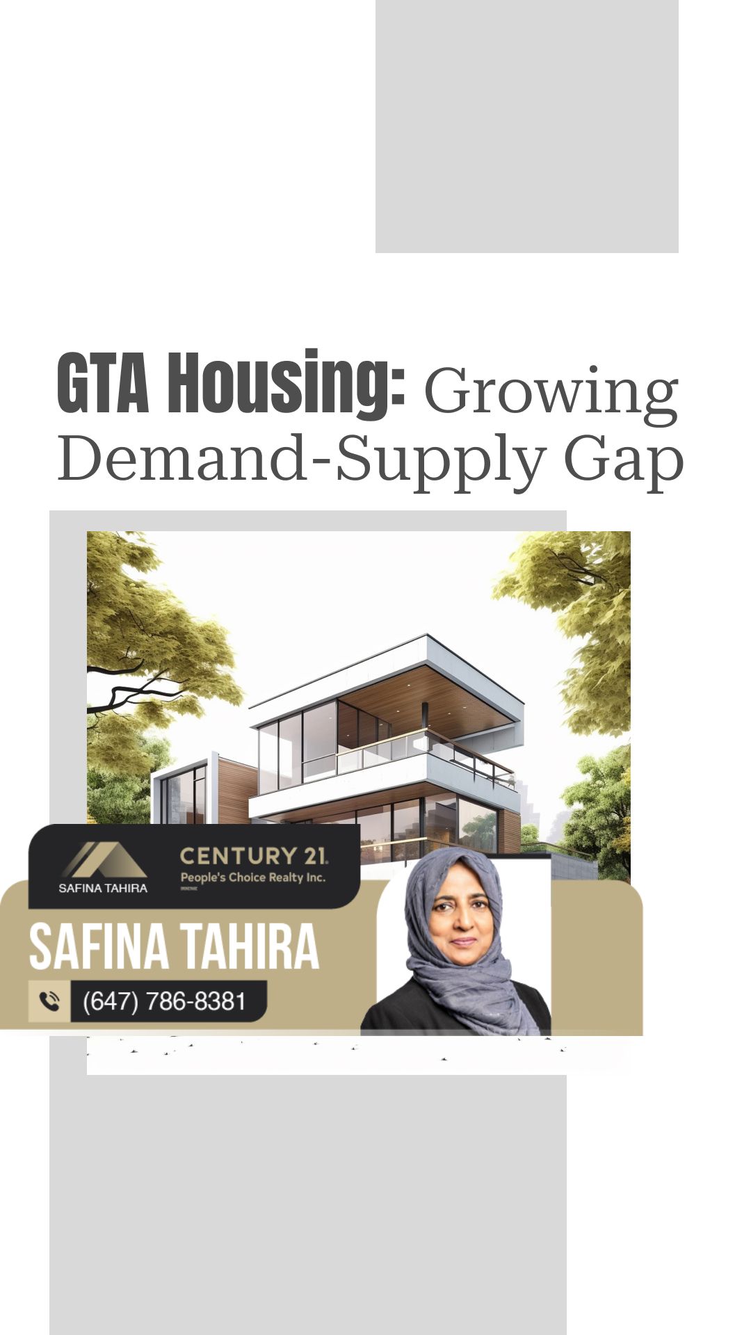 GTA Housing Market: Growing Demand-Supply Gap