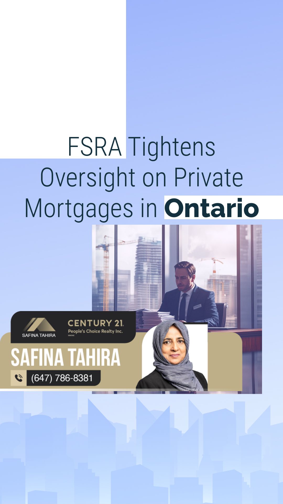 FSRA Tightens Oversight on Private Mortgages in Ontario