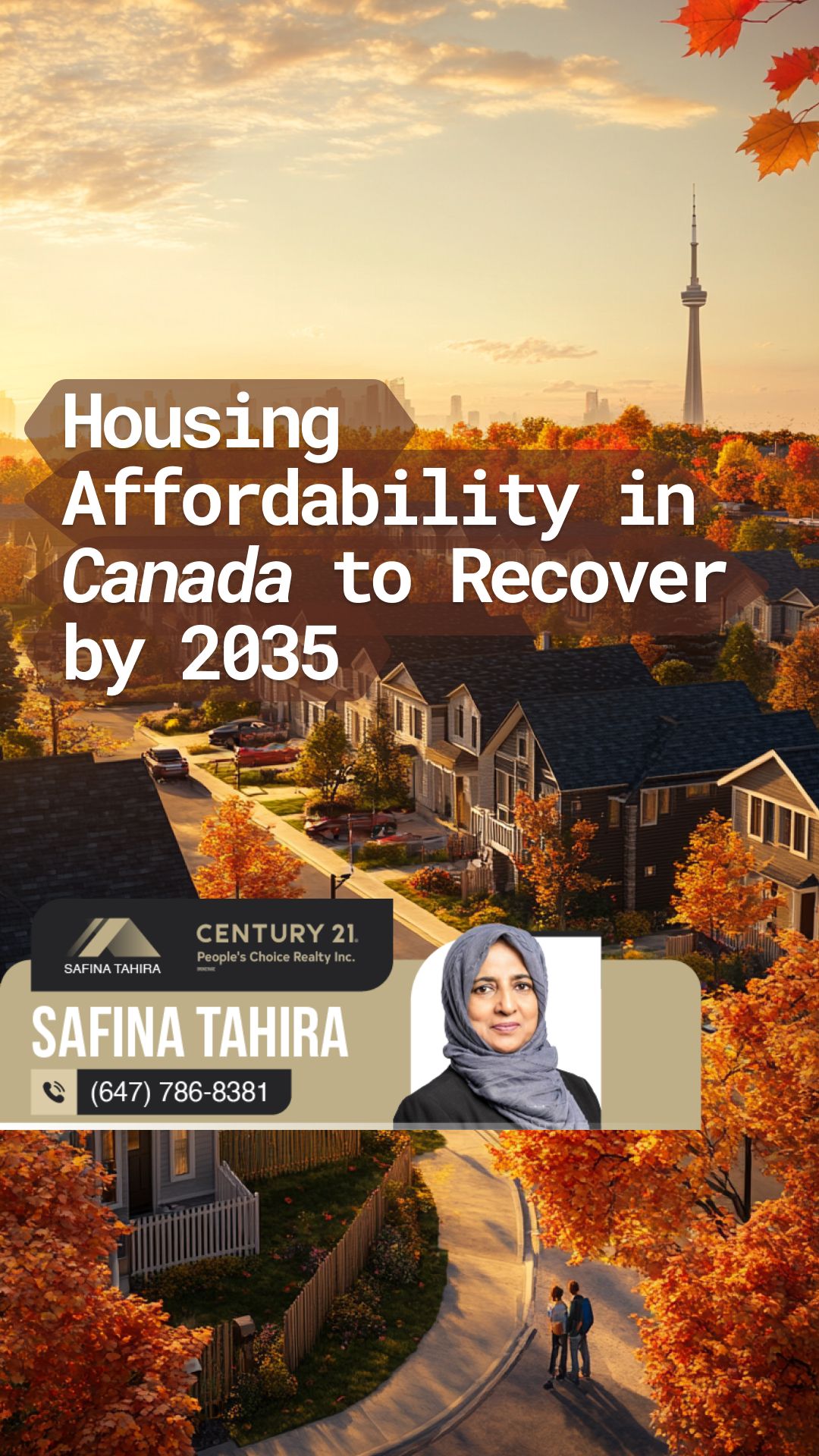 Housing Affordability in Canada to Recover by 2035