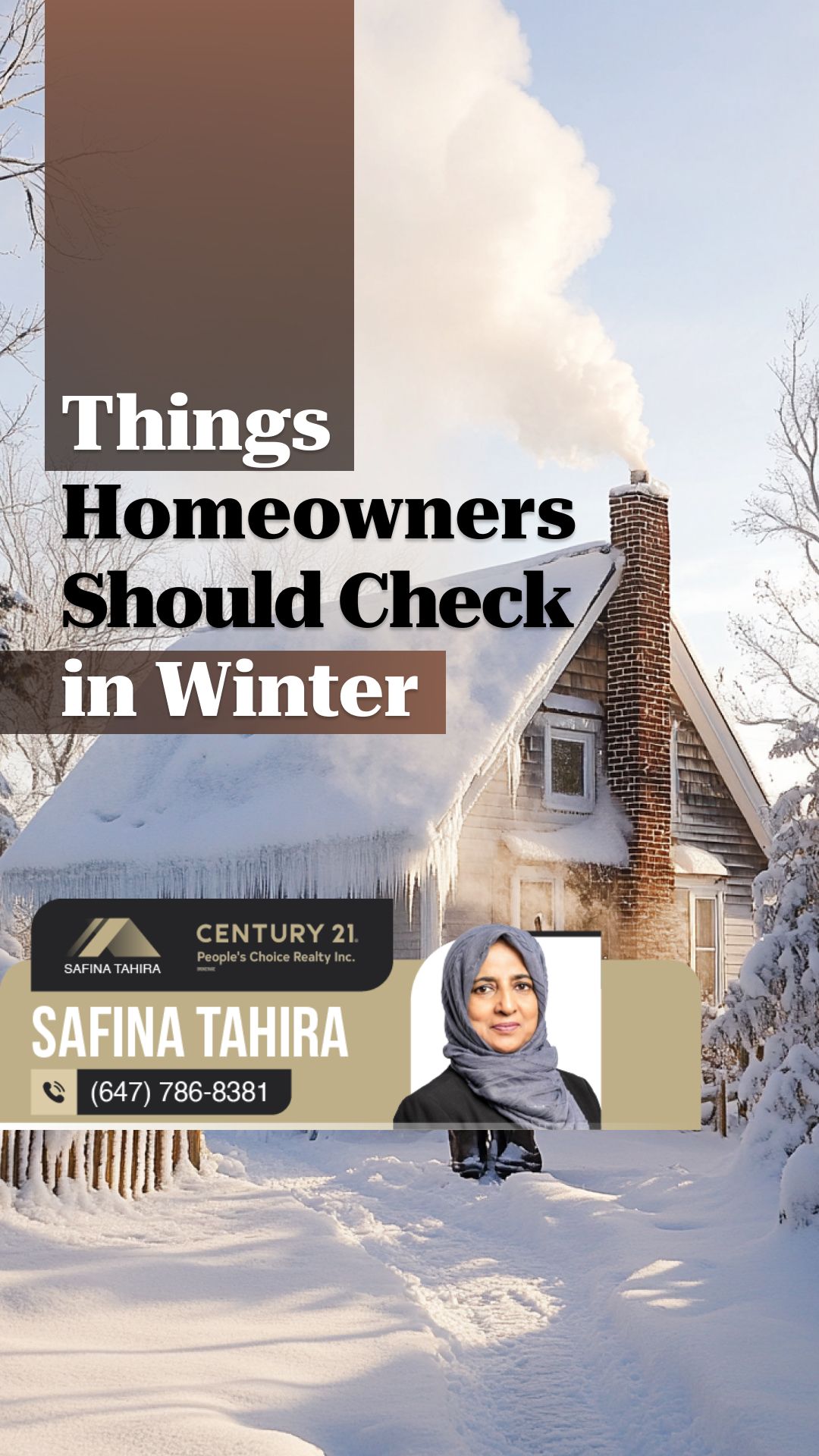 Things Homeowners Should Check in Winter