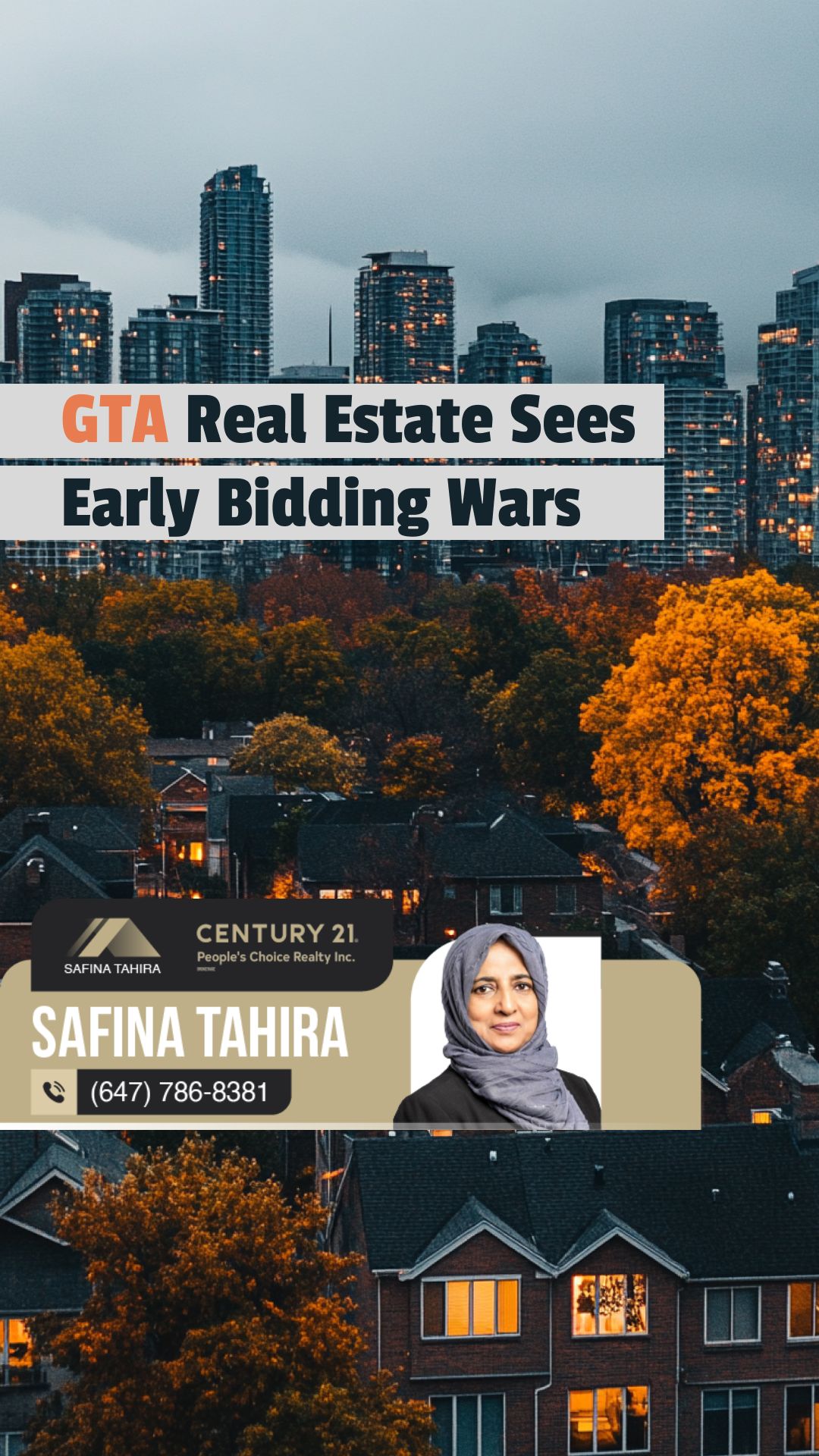 GTA Real Estate Sees Early Bidding Wars