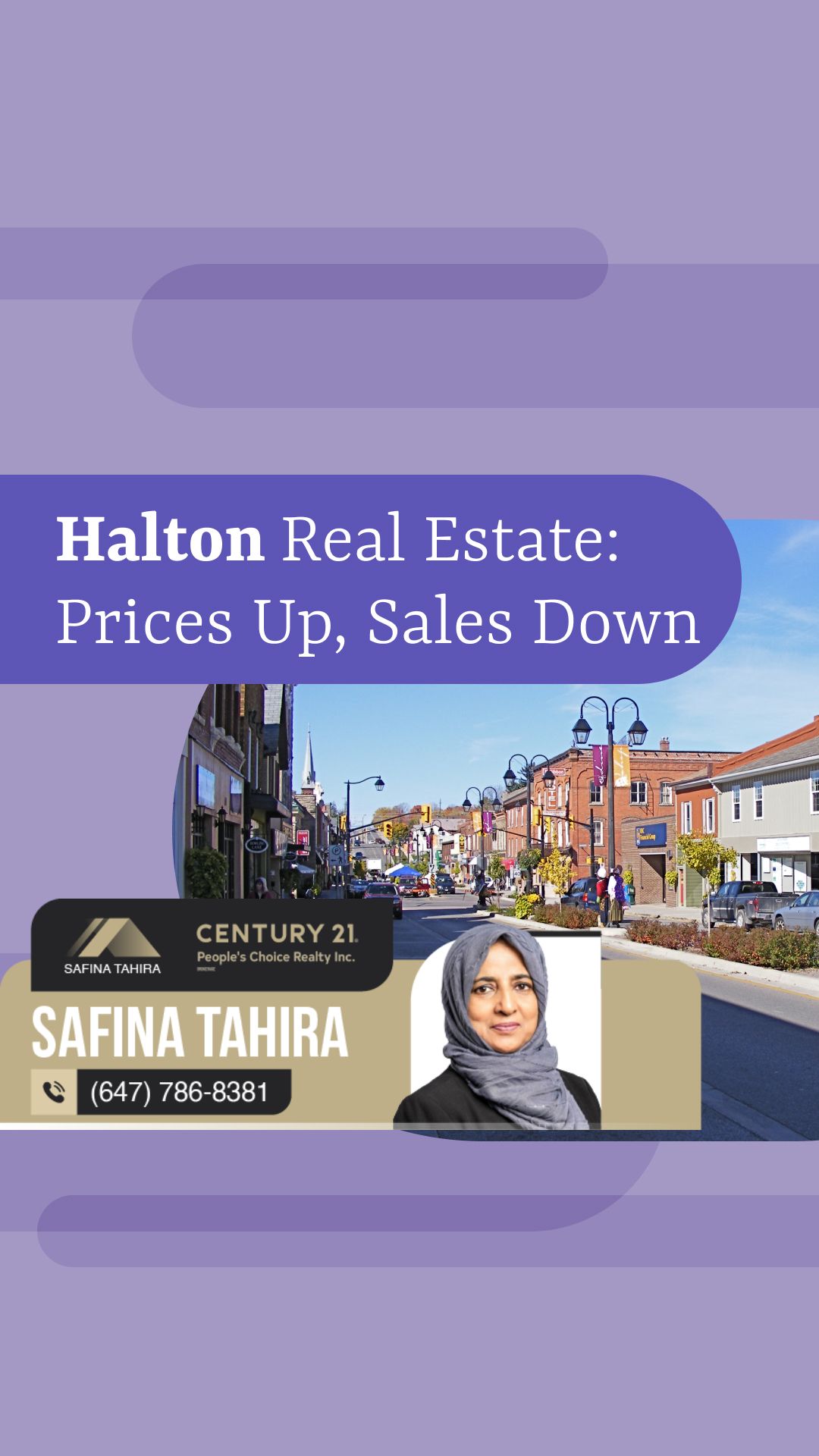 Halton Real Estate: Prices up, Sales Down
