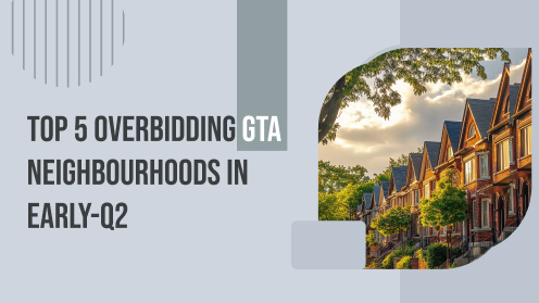 Top 5 Overbidding GTA Neighbourhoods in Early-Q2