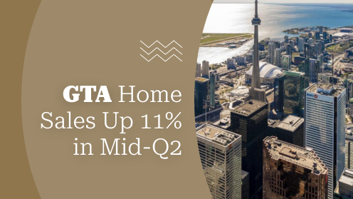 GTA Home Sales up 11% in Mid-Q2